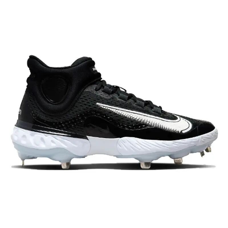 Crampons de Baseball métal Nike Huarache Elite 4 Mid Noir 1/5