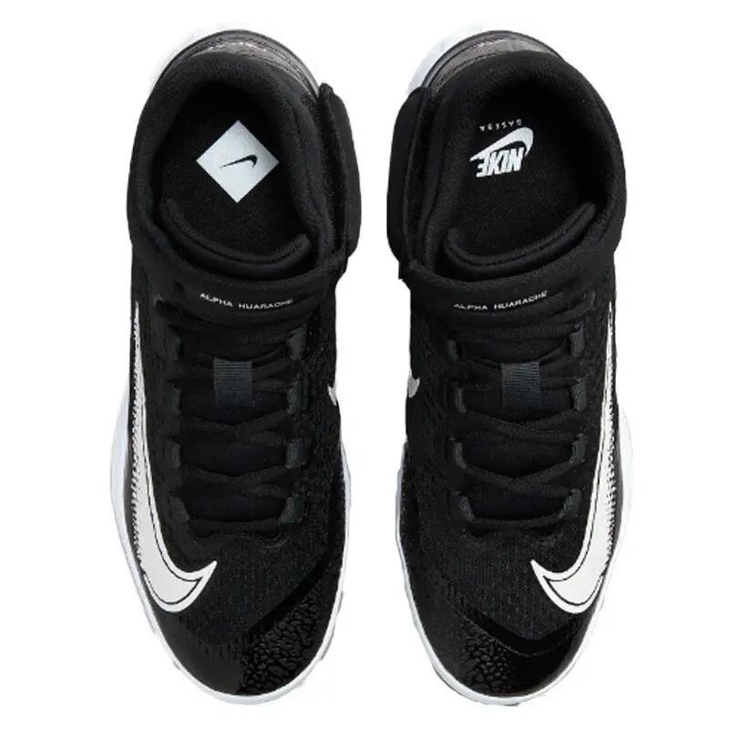 Crampons de Baseball métal Nike Huarache Elite 4 Mid Noir 3/5