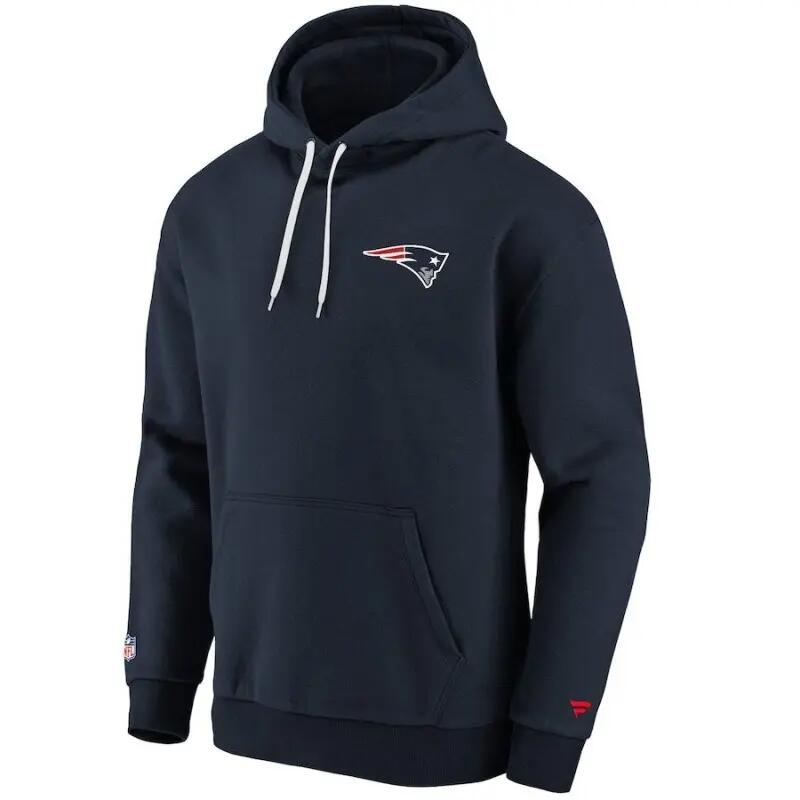 Ensemble Survêtement NFL New England Patriots Fanatics Tracksuit bleu marine 3/5