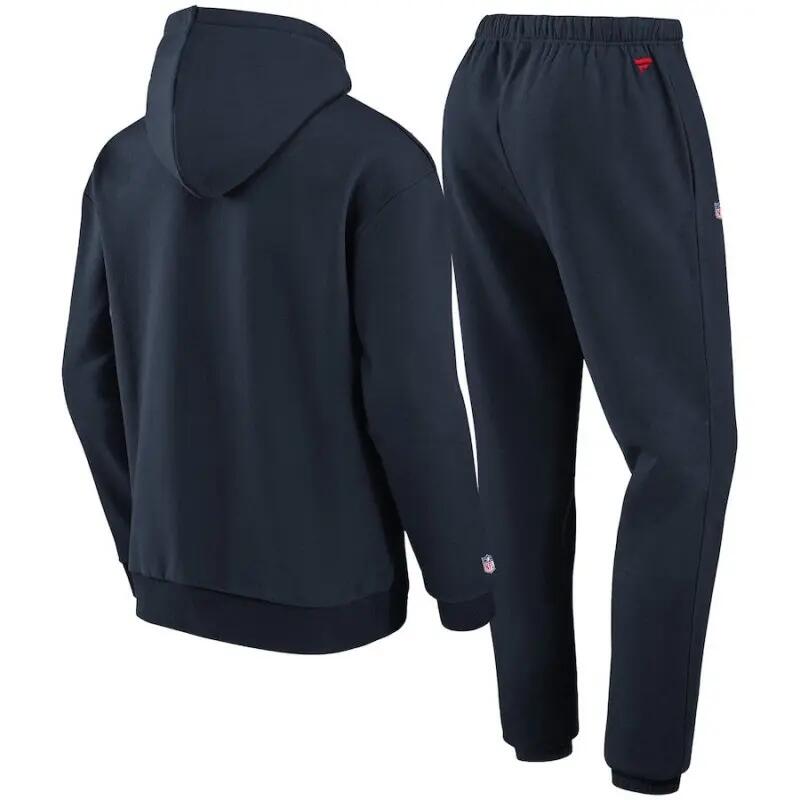 Ensemble Survêtement NFL New England Patriots Fanatics Tracksuit bleu marine 2/5