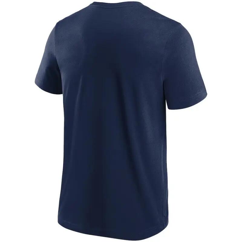 T-shirt NHL Edmonto Oilers Fanatics Primary Logo bleu marine 2/2