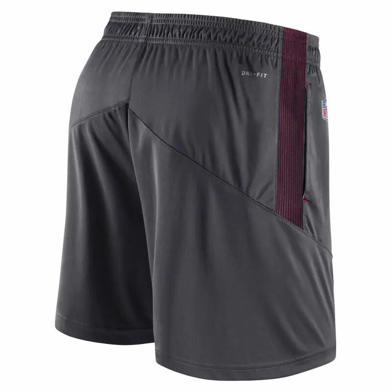 Short NFL New England Patriots Nike Dry Knit Gris pour homme 2/2