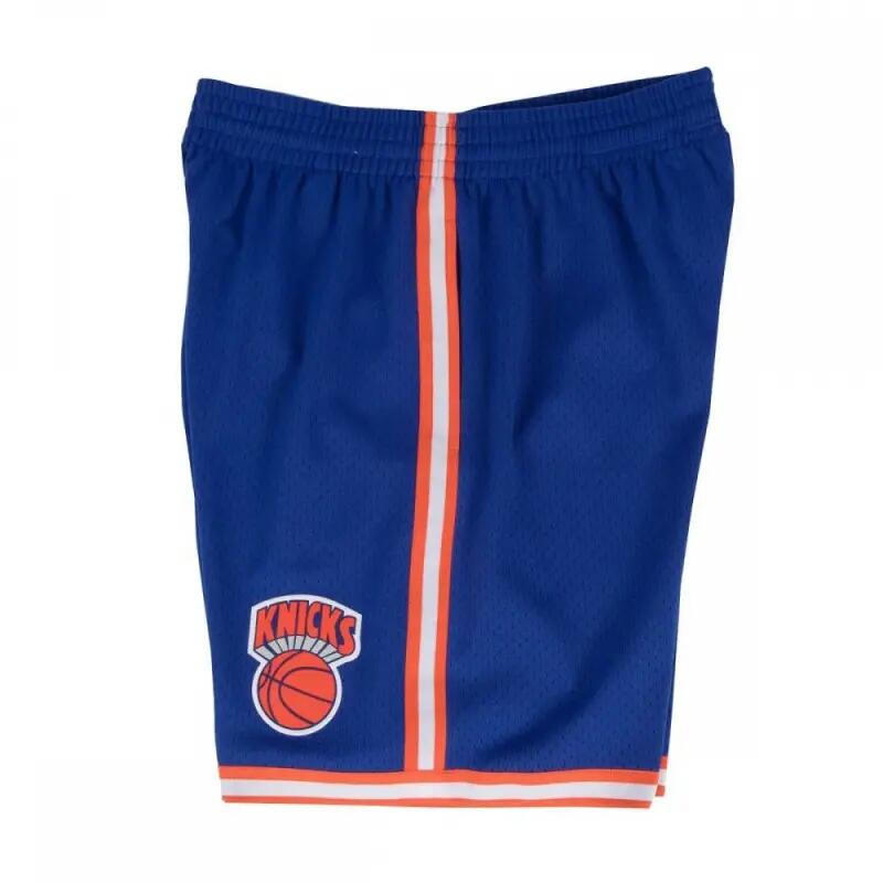 Short NBA New York Knicks 1991-92 Mitchell & Ness Swingman Road Bleu pour Homme 2/2