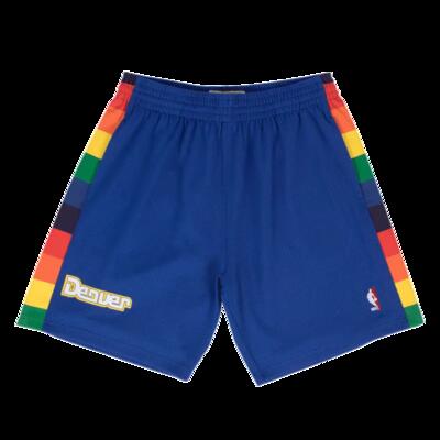 Short nba denver nuggets 1991-92 mitchell & ness swingman bleu pour homme