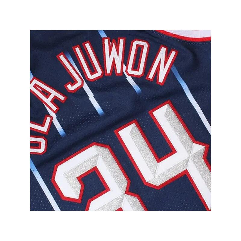 Maillot NBA Hakeem Olajuwon Houston Rockets 1996-97 Mitchell & ness Hardwood Cla 3/5