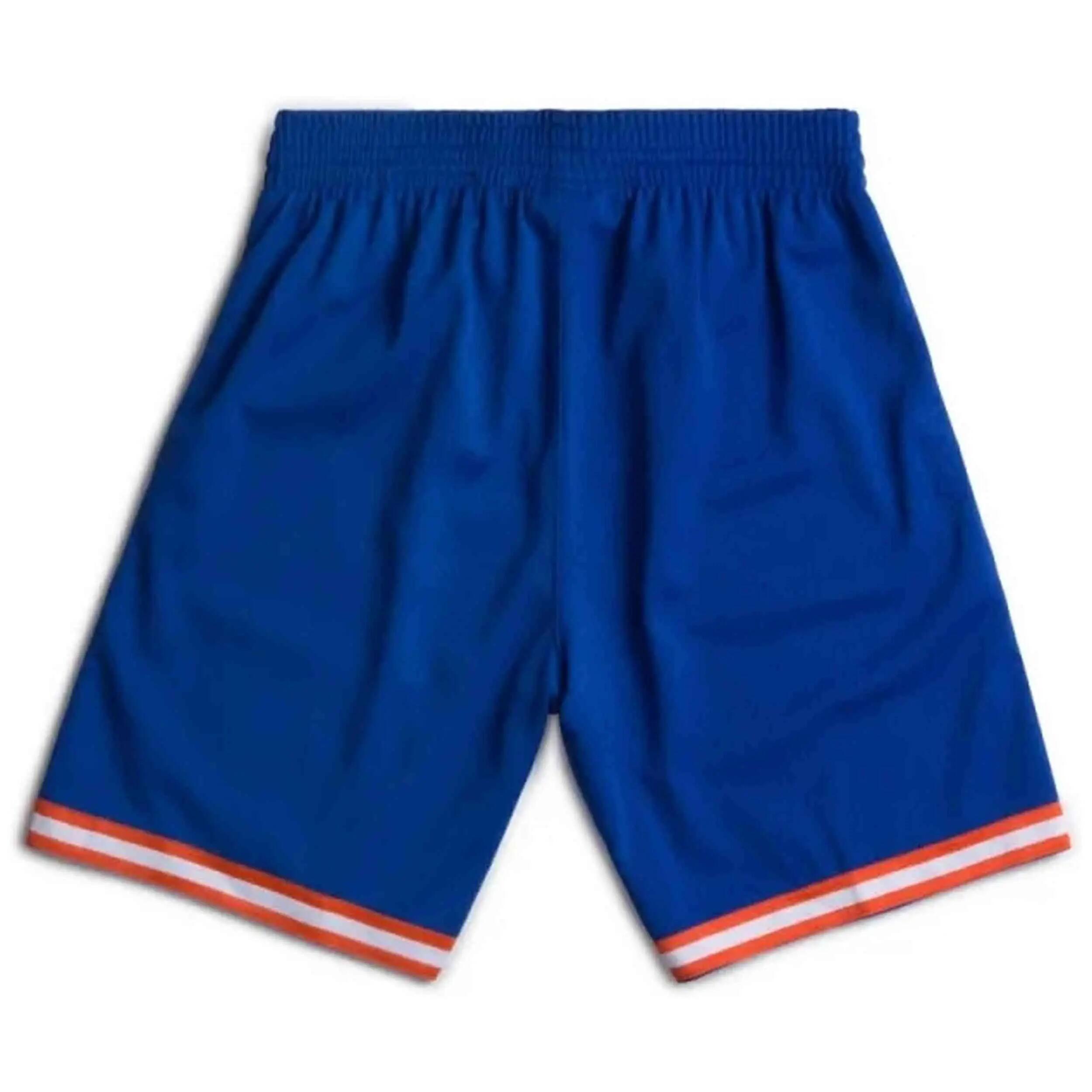 Short NBA New York Knicks 1991-92 Mitchell & Ness Swingman Road Bleu pour Homme 2/3