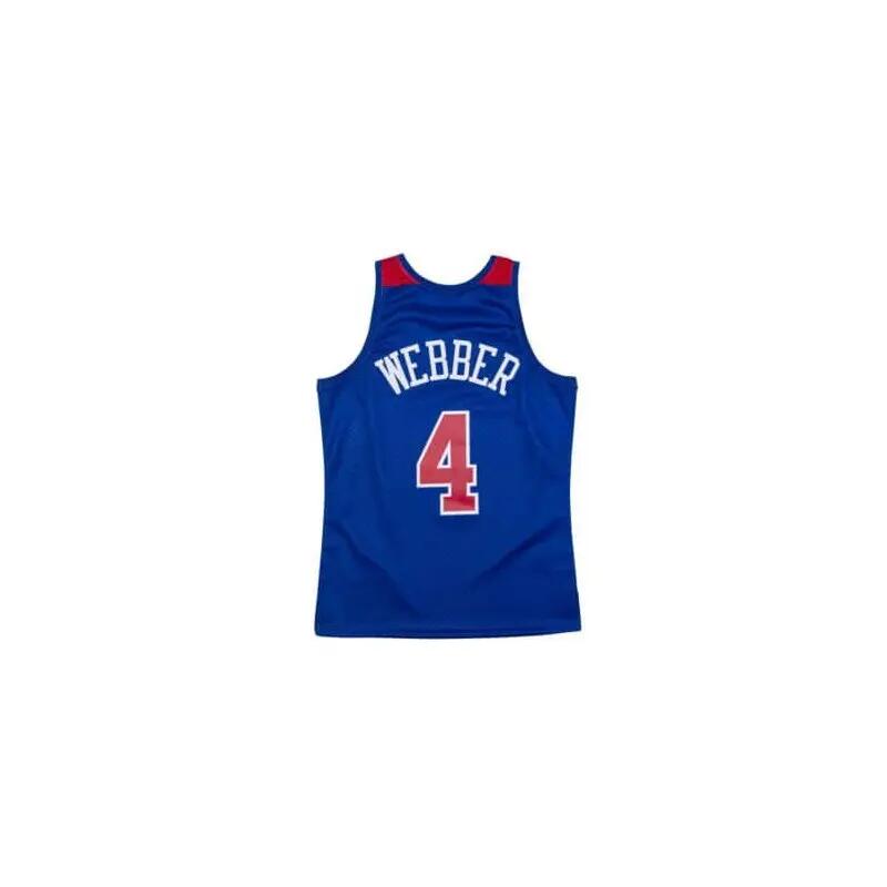 Maillot NBA Chris Webber Washington Bullets 1996-97 Hardwood Classics Mitchell & 2/3