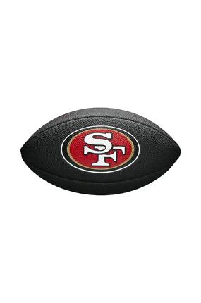 Mini Ballon de Football Américain Wilson NFL team logo San Francisco 49ers Noir
