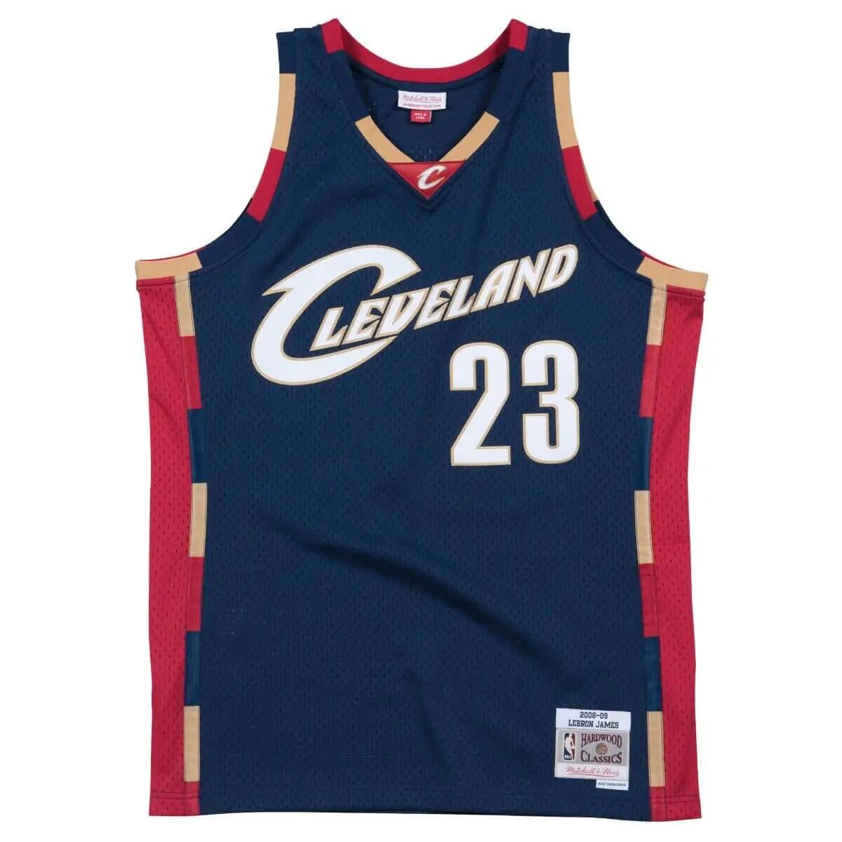 Maillot NBA Lebron James Cleveland Cavaliers 2008-09 Mitchell & ness swingman Ha 2/3