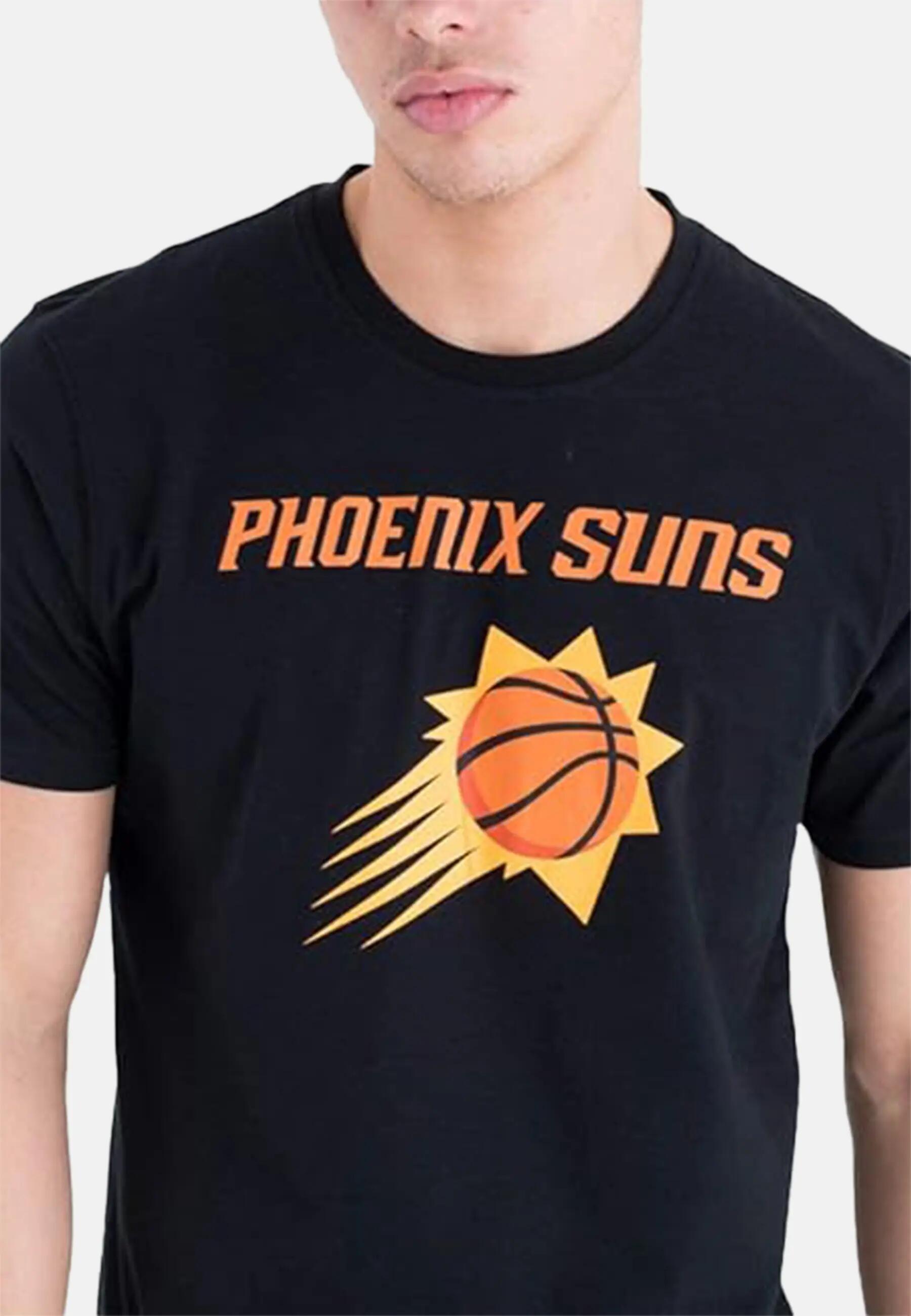 T-Shirt NBA Phoenix suns New Era Team logo Noir 2/3