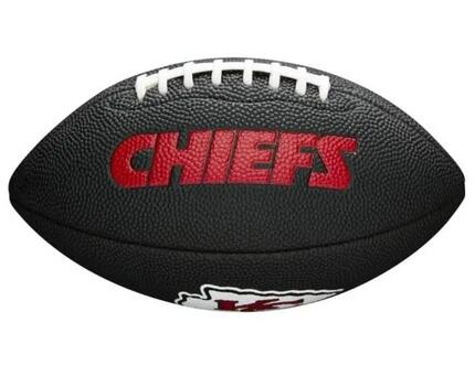 Mini Ballon de Football Américain NFL Kansas City Chiefs Wilson Soft touch logo