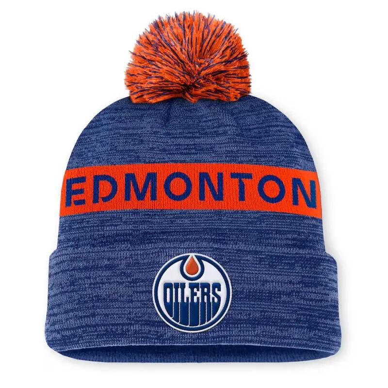 Bonnet NHL Edmonto Oilers Fanatics Authentic Pro Rink 1/2