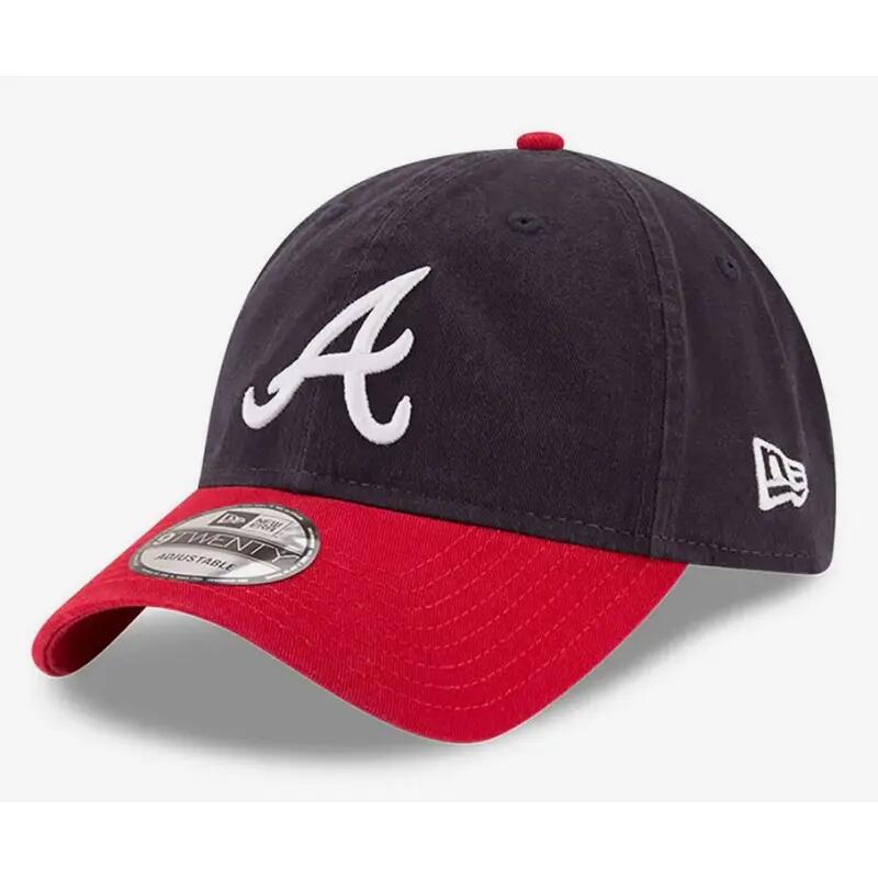 Casquette MLB Atlanta Braves New Era Core Classic 9TWENTY Bleu marine 1/4