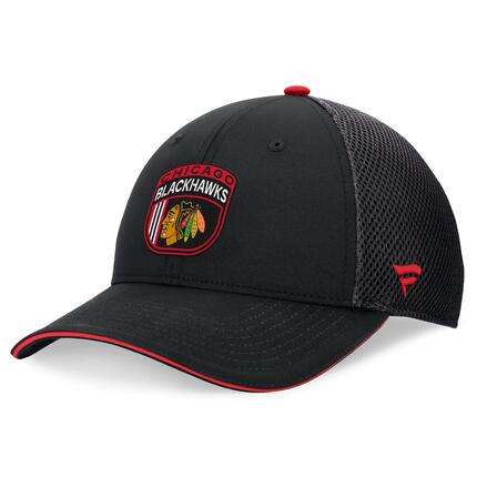 Casquette NHL Chicago Blackhawks Fanatics Authentic Pro Draft 2024 Trucker Noir