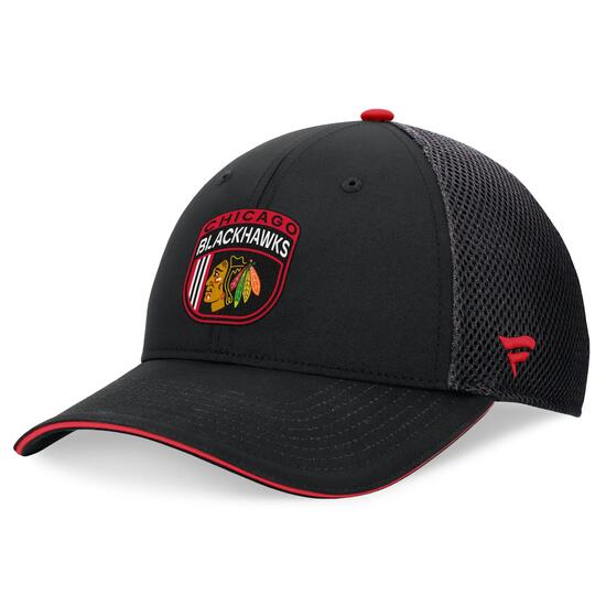 Casquette NHL Chicago Blackhawks Fanatics Authentic Pro Draft 2024 Trucker Noir