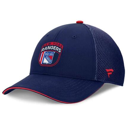 Casquette NHL New York Rangers Fanatics Authentic Pro Draft 2024 Trucker Bleu ma
