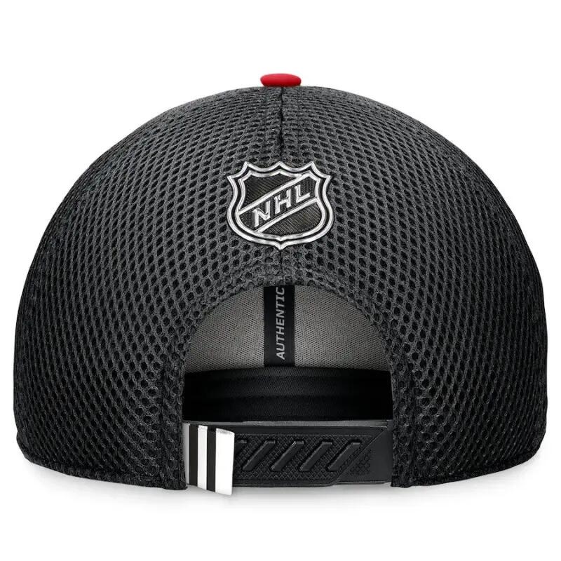 Casquette NHL Chicago Blackhawks Fanatics Authentic Pro Draft 2024 Trucker Noir 3/3