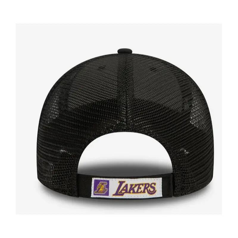Casquette NBA Los Angeles Lakers New Era Home Field 9FORTY Trucker Noir 3/4