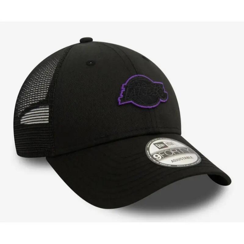 Casquette NBA Los Angeles Lakers New Era Home Field 9FORTY Trucker Noir 2/4