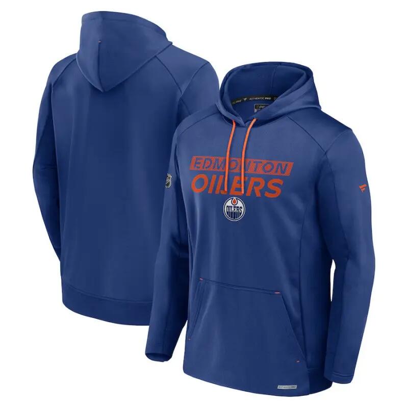 Sweat à capuche NHL Edmonto Oilers Fanatics Authentic Pro Rink 3/3