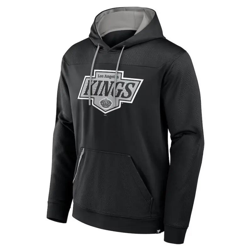 Sweat à capuche NHL Los Angeles Kings Fanatics Defender Noir 1/2