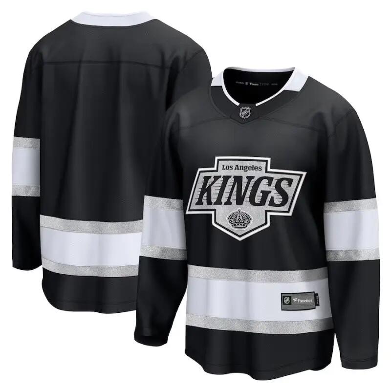 Maillot NHL Los Angeles Kings Fanatics Breakaway Home Noir 3/3