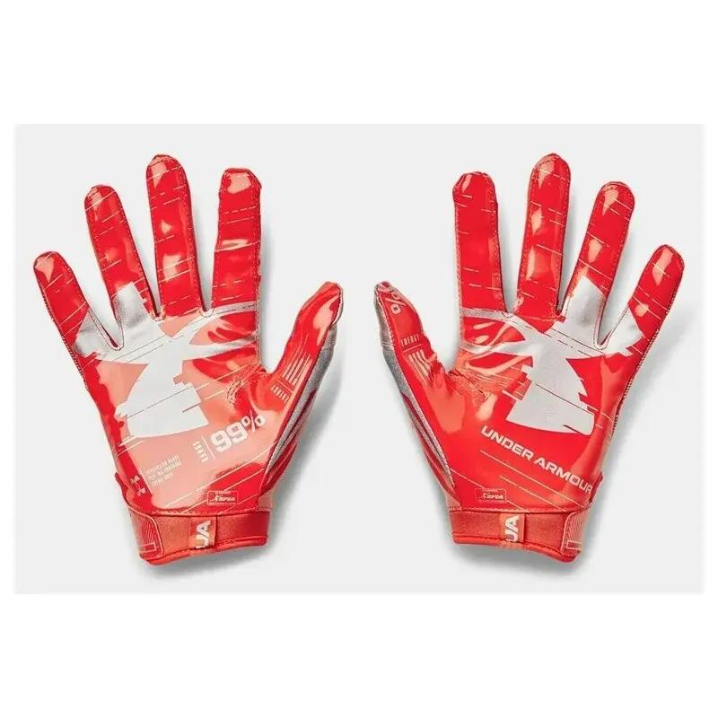 Gants de football américain Under armour F8 Orange 2/2