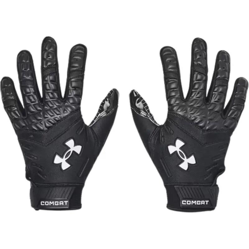 Gants de football américain Under armour Combat Noir 1/2