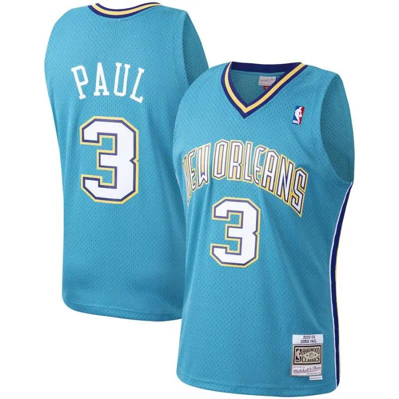 Maillot NBA Chris Paul New Orleans Hornets 2005-06 Road Mitchell & ness Hardwood 3/3