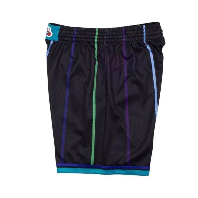 Short NBA Charlotte Hornets 1992-93 Mitchell & Ness Swingman Noir 4/4