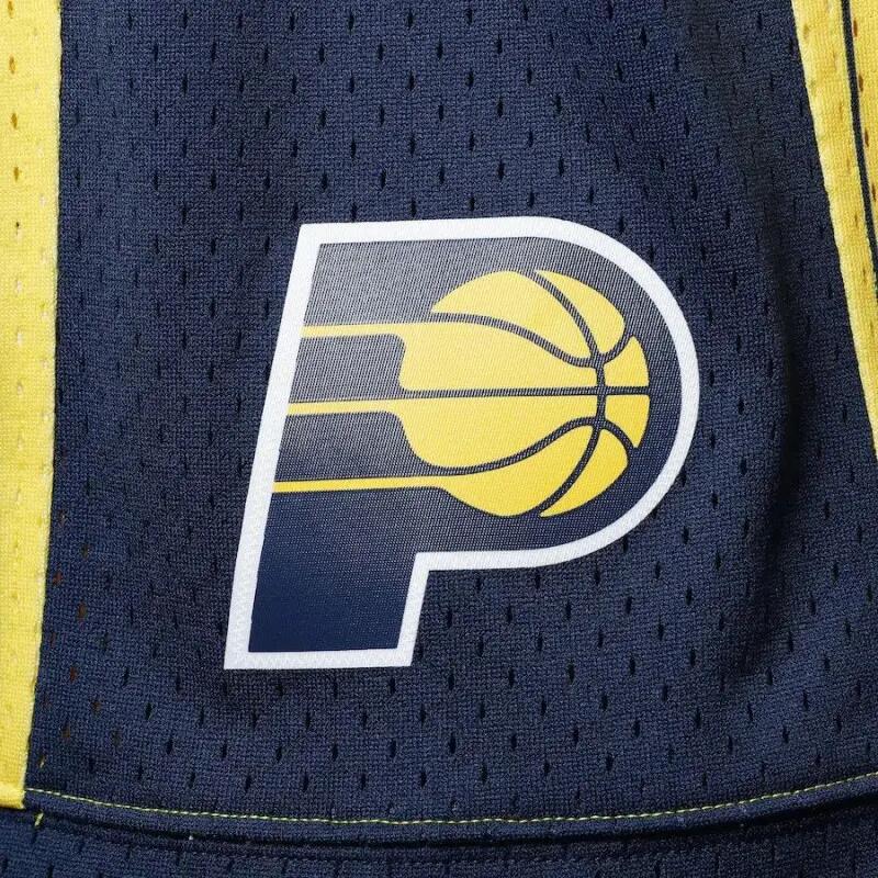 Short NBA Indiana Pacers 1999-00 Mitchell & Ness Swingman Jaune 4/4