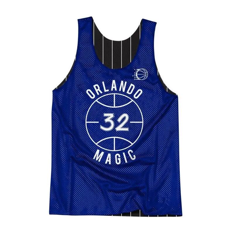 Maillot NBA Réversible Shaquille O'neal Orlando Magic Mitchell & ness Noir 3/3
