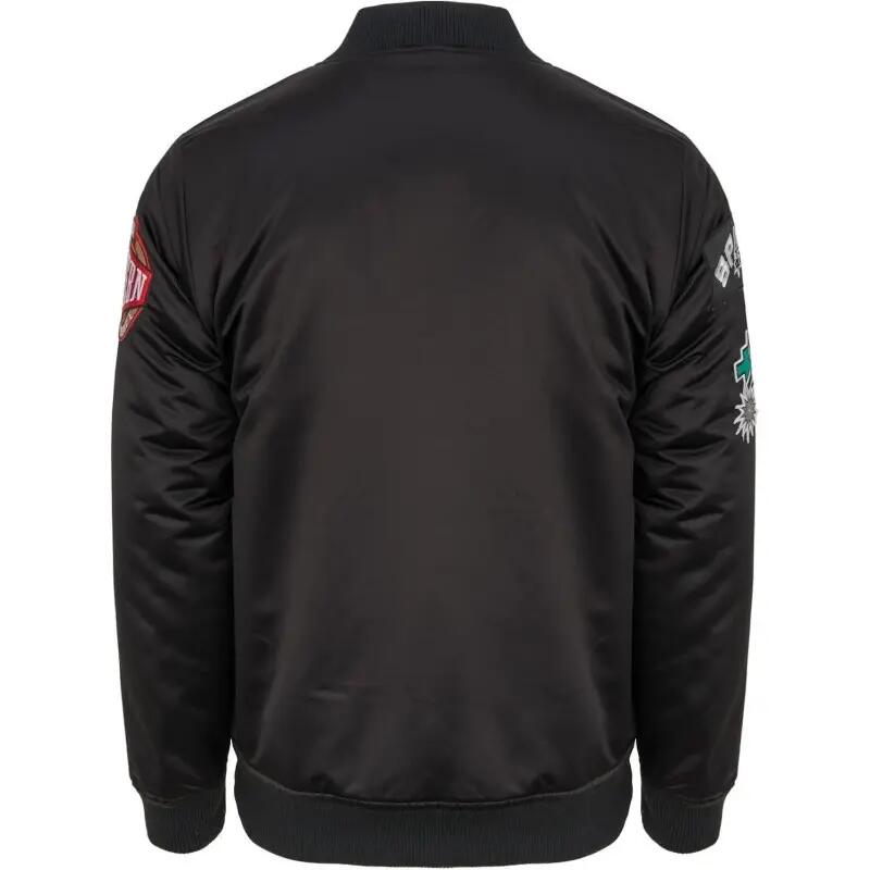 Blouson NBA San Antonio Spurs Mitchell & Ness Flight Satin noir 2/5