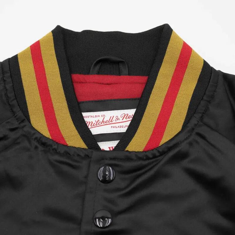 Veste NFL San Francisco 49ers Mitchell & Ness Lightweight satin Noir 5/5