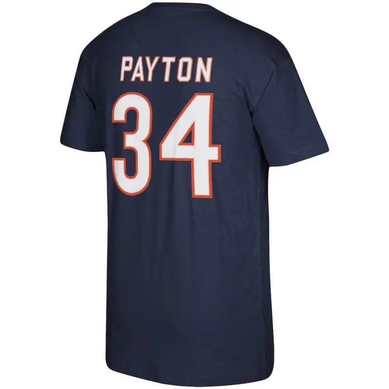 T-shirt NFL Walter Payton Chicago Bears Mitchell & Ness player Bleu marine 2/3