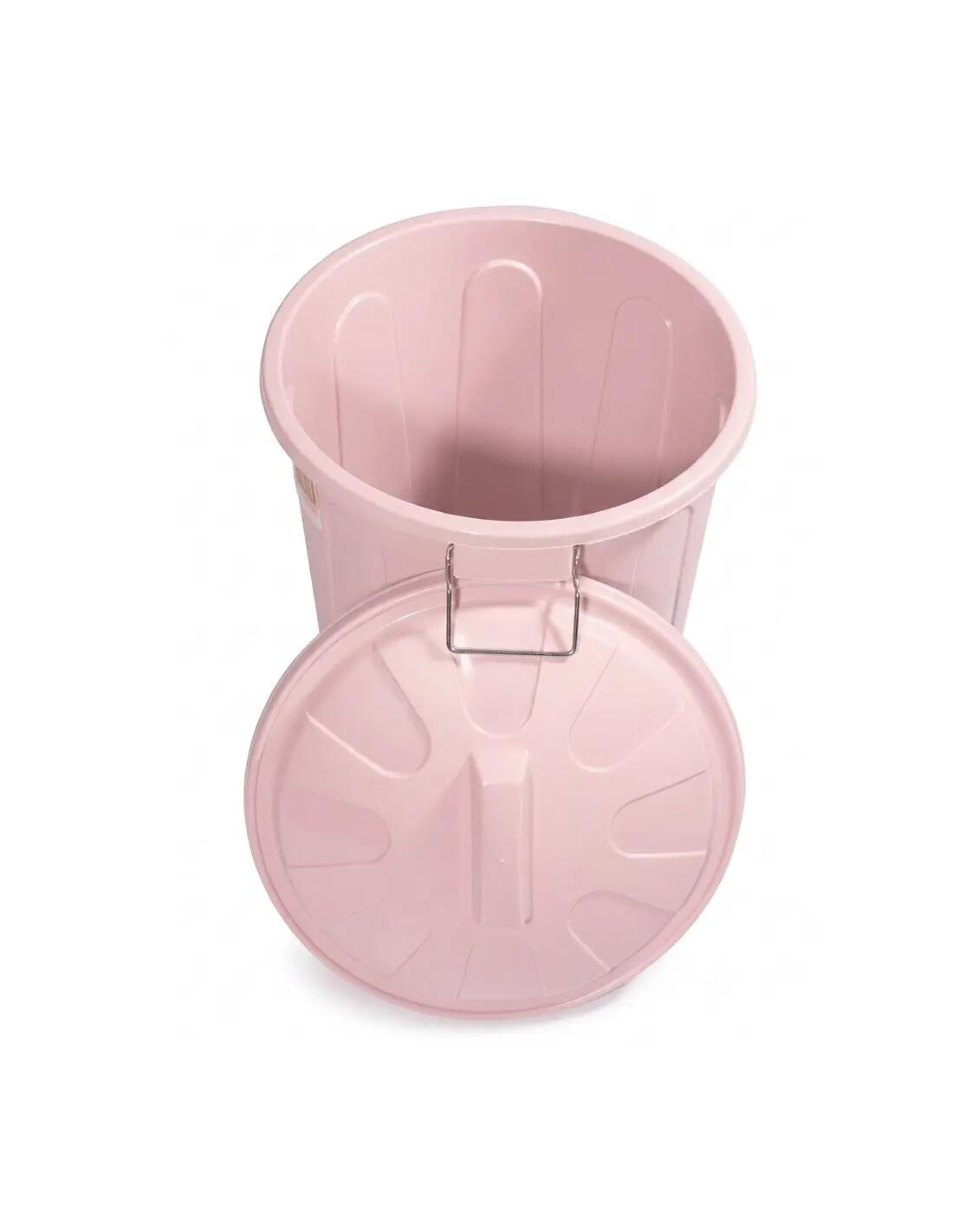 Cubo Basura Plástico con Tapa | Alta Res JARDIN202 Rosa 21 litros 4/5