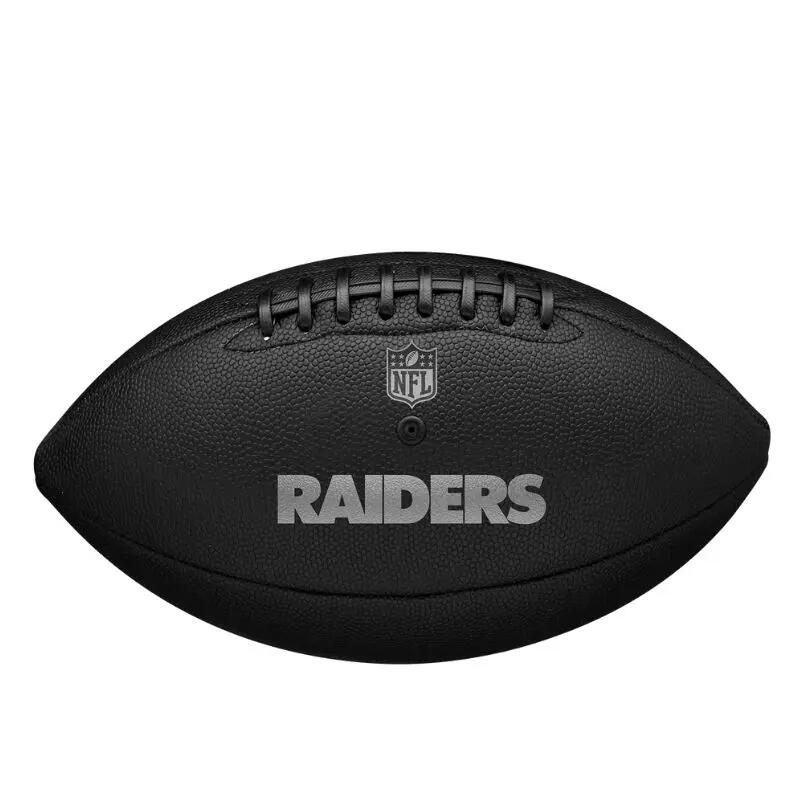 Ballon de Football Américain NFL Las Vegas Raiders Wilson Metallic 3/7