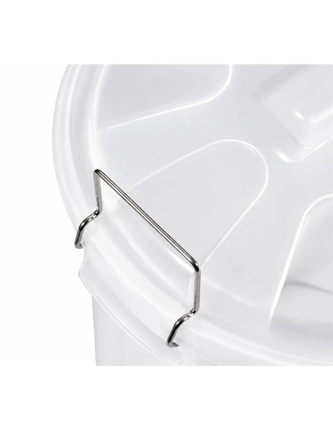 Cubo Basura Plástico con Tapa | Alta Res JARDIN202 Transparente 21 litros 3/5