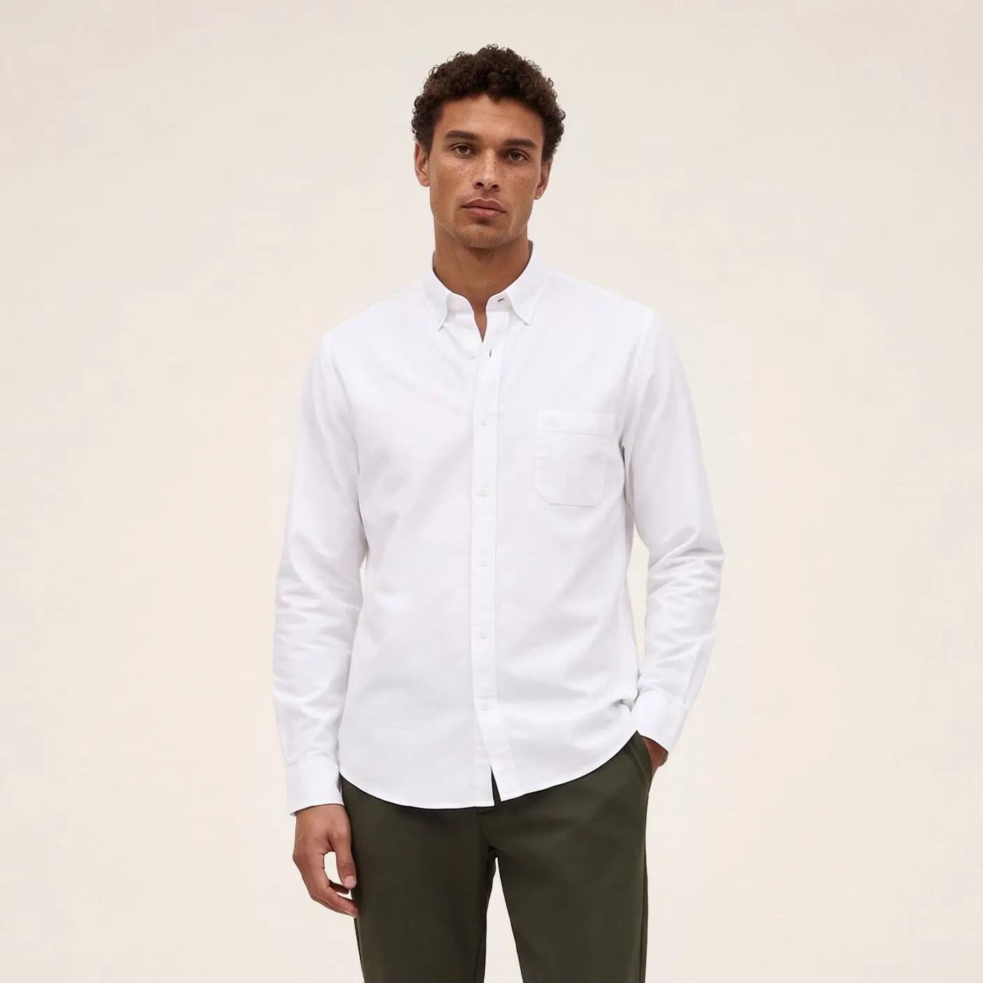 Camisa de manga larga Oxford 2/7