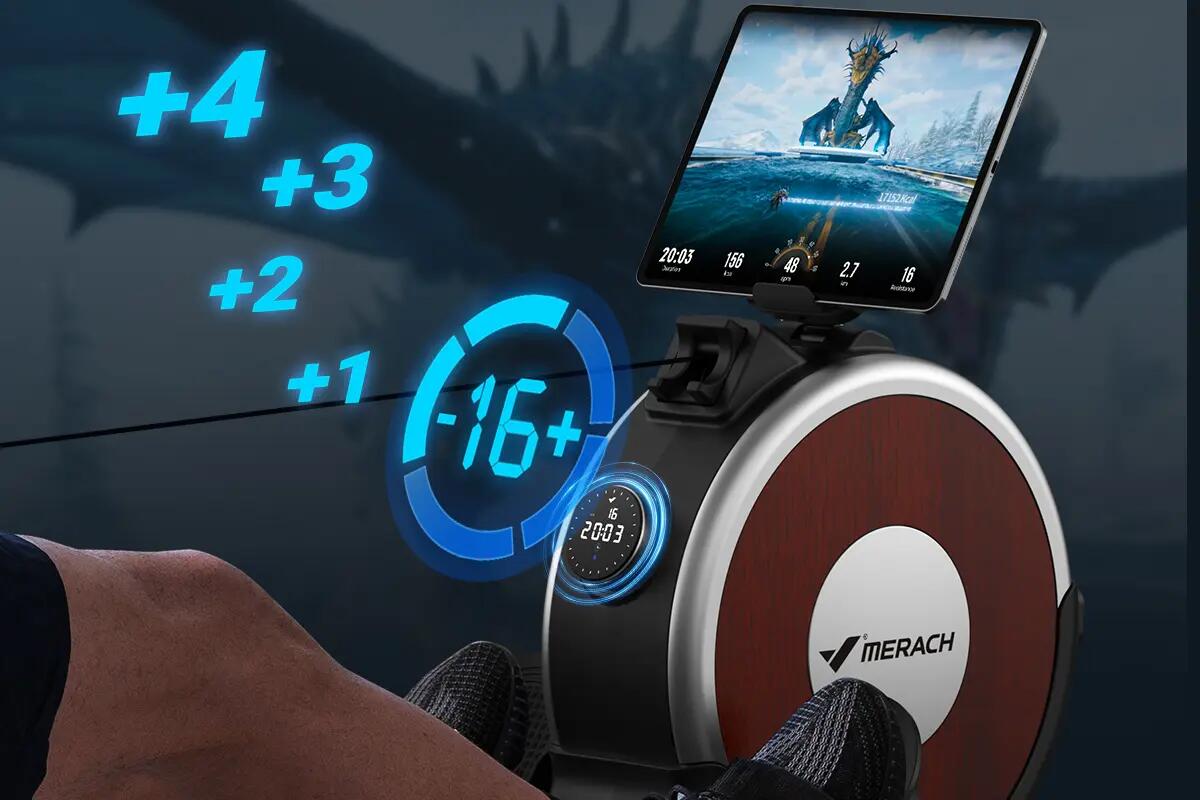 Rameur Electromagnétique – Q1S PRO MERACH - APP Exclusive/Bluetooth/Kinomap 9/10