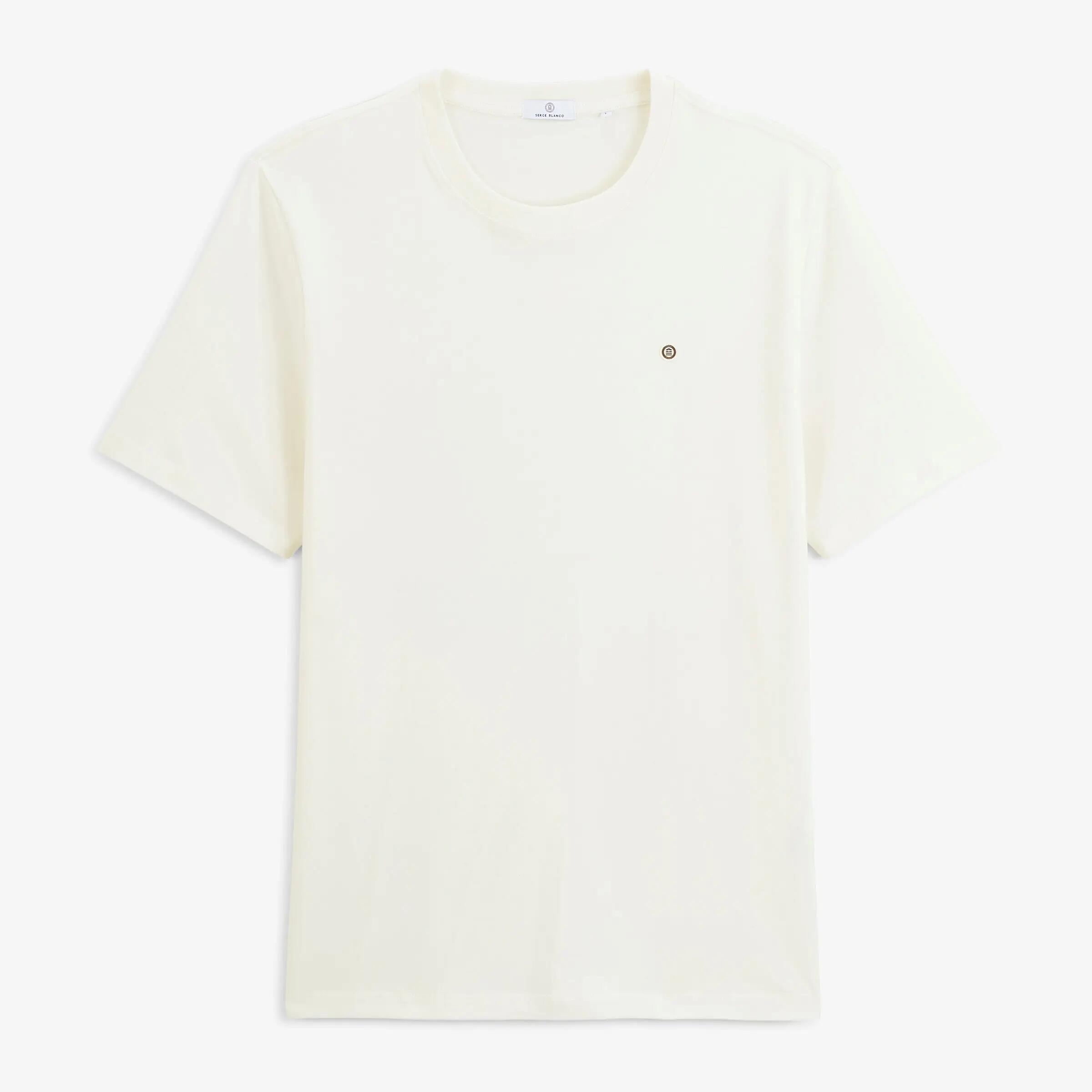 T-shirt manches courtes coton imprimé dos BLANCO SQUAD blanc cassé 3/7
