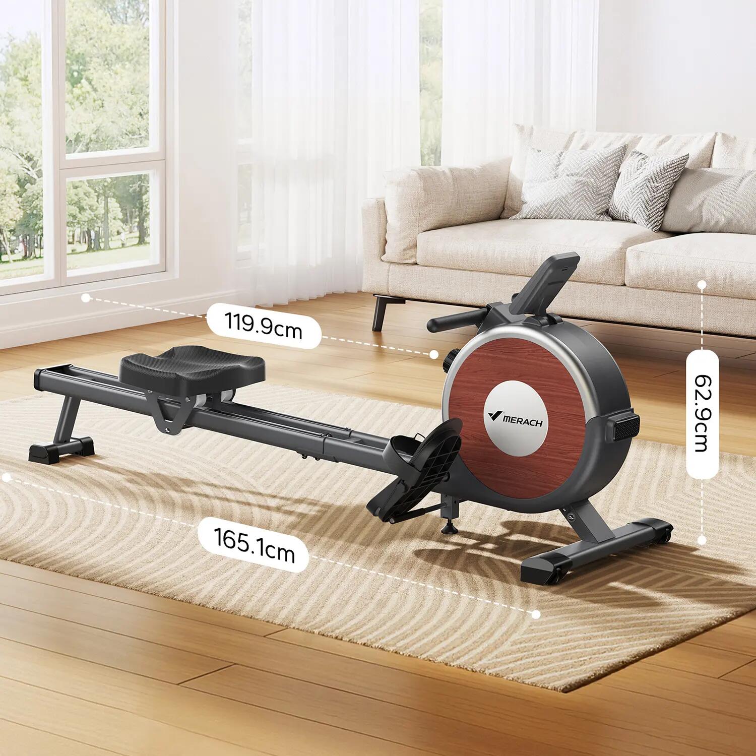 Rameur - fitness - magnétique, silencieux - modèle z254_na - noir 8/11