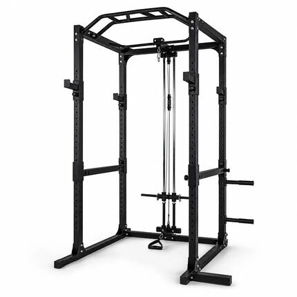 Cage de Force Multifonction Poulie Haute Basse Tractions Maison