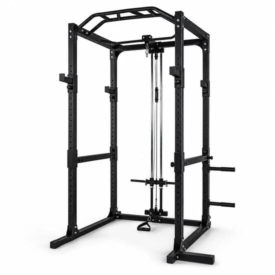 Cage de Force Multifonction Poulie Haute Basse Tractions Maison