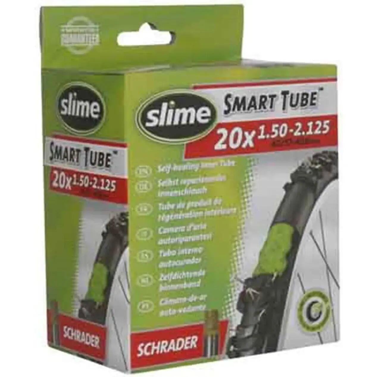 Camera d'aria della valvola Schrader con fluido Antiforatura Slime 20 x 1.50-2.1 2/2