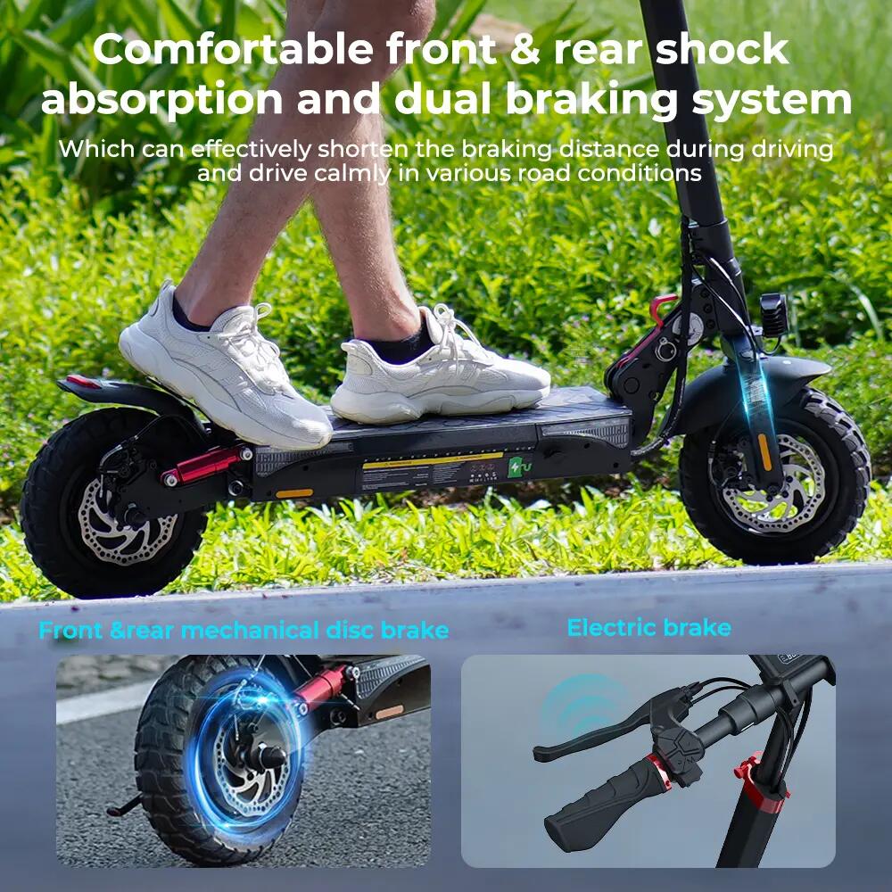 Patinete Plegable iX3, Neumáticos 10" Todo Terreno, Batería 48V 10Ah 8/11