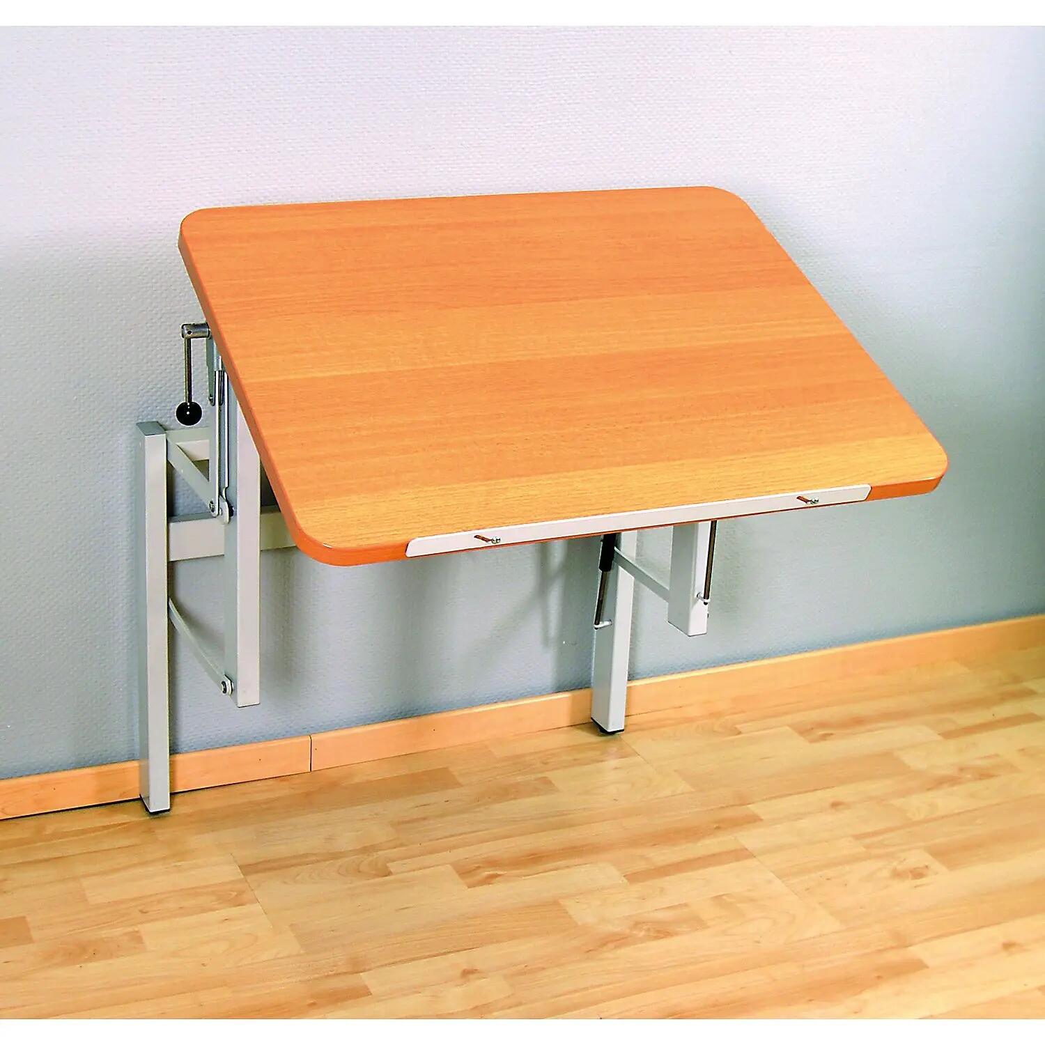 Wandklapptisch ergo S 47 W Buche-Dekor, abgerundet Gesundheitssport Unisex 5/6