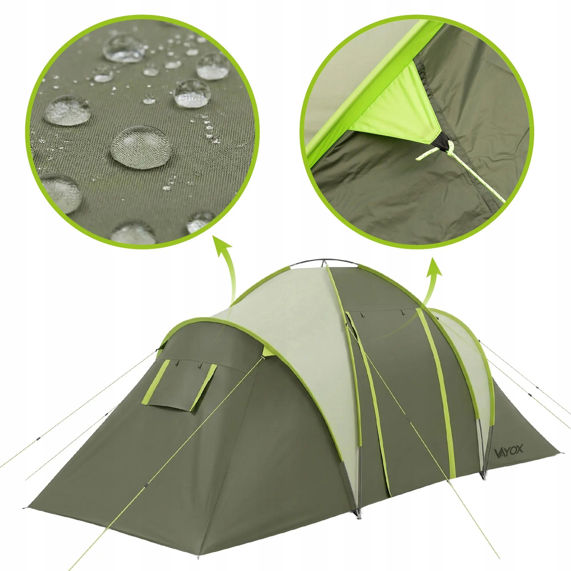 Kempingový stan Vayox VA0428 Nomad pro 4 osoby 9/16