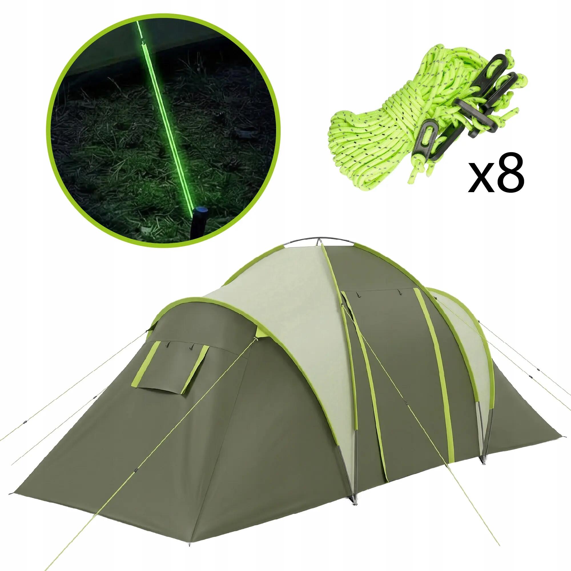 Kempingový stan Vayox VA0428 Nomad pro 4 osoby 8/16