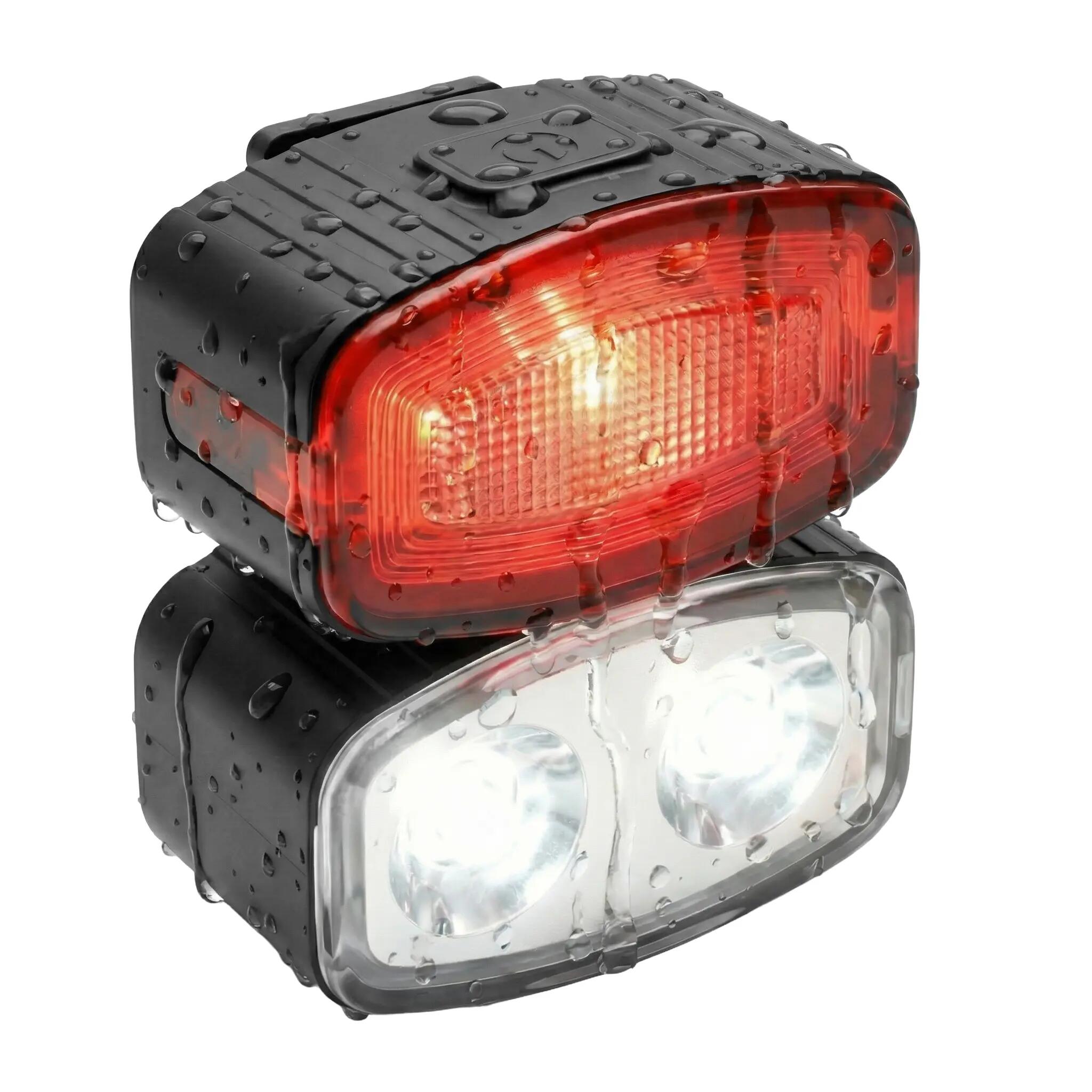 Set di luci per bici anteriore e posteriore Vayox VA0155 200 lm bianco e rosso 13/15